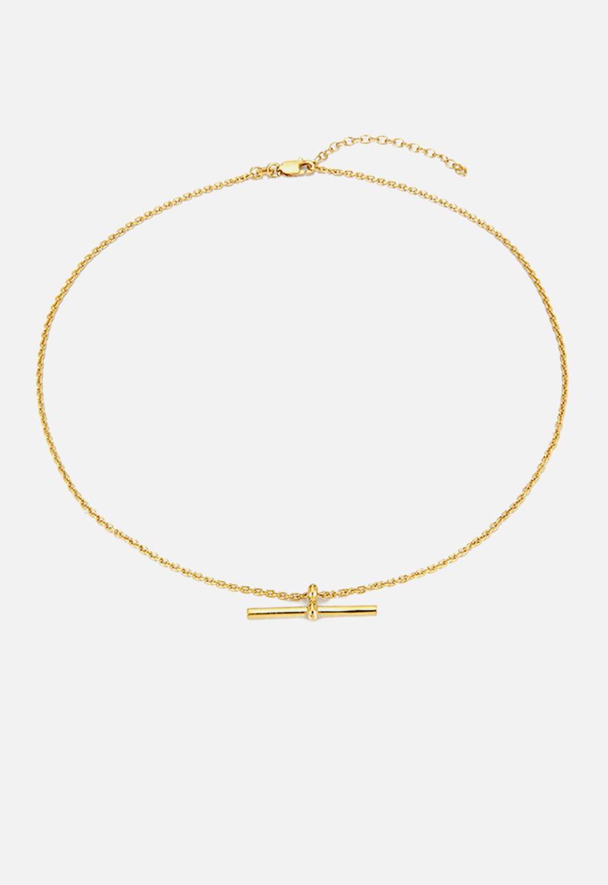 Zoe on Trend - T-bar chain necklace - gold