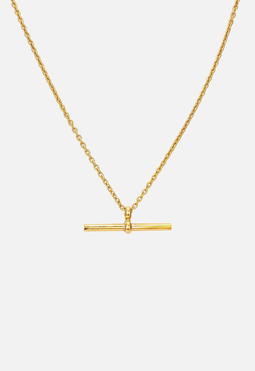 Zoe on Trend - T-bar chain necklace - gold