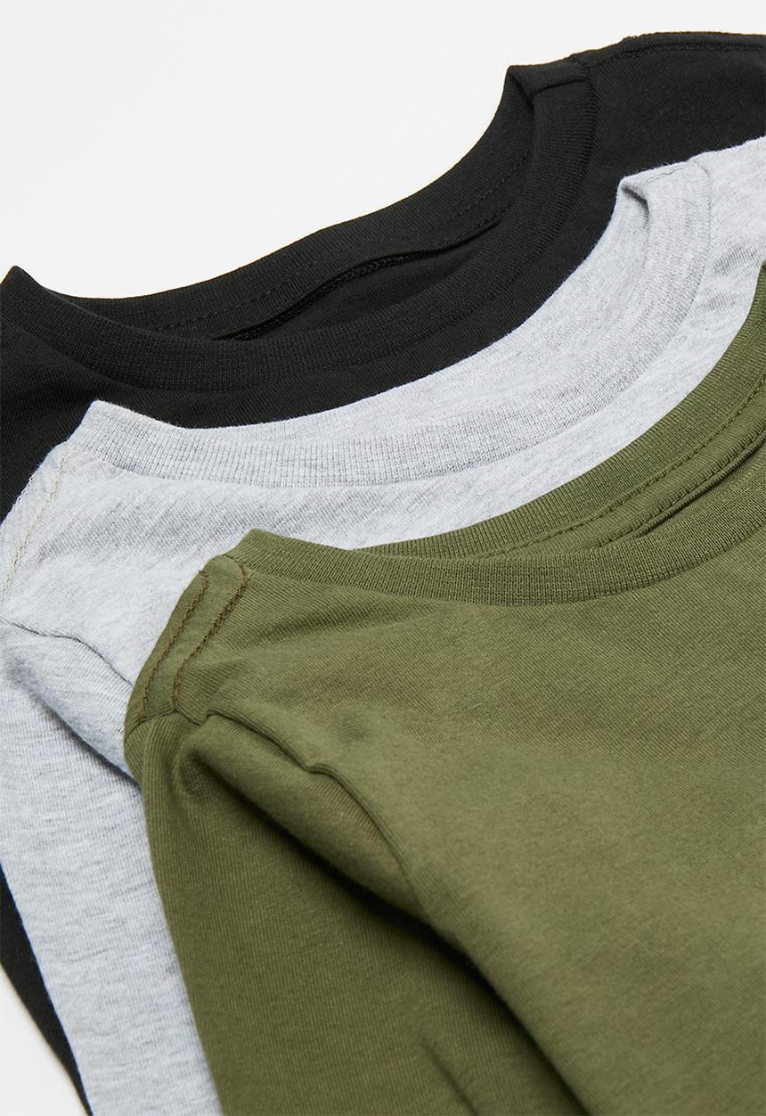 Pop Candy - 3 Pack Plain T-shirts - multi