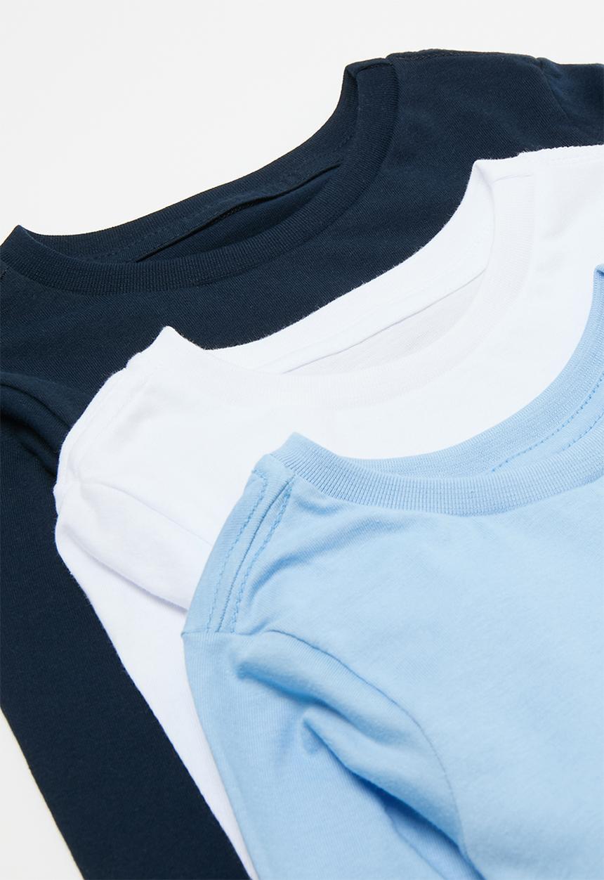 Pop Candy - 3 Pack Plain T-shirts - multi