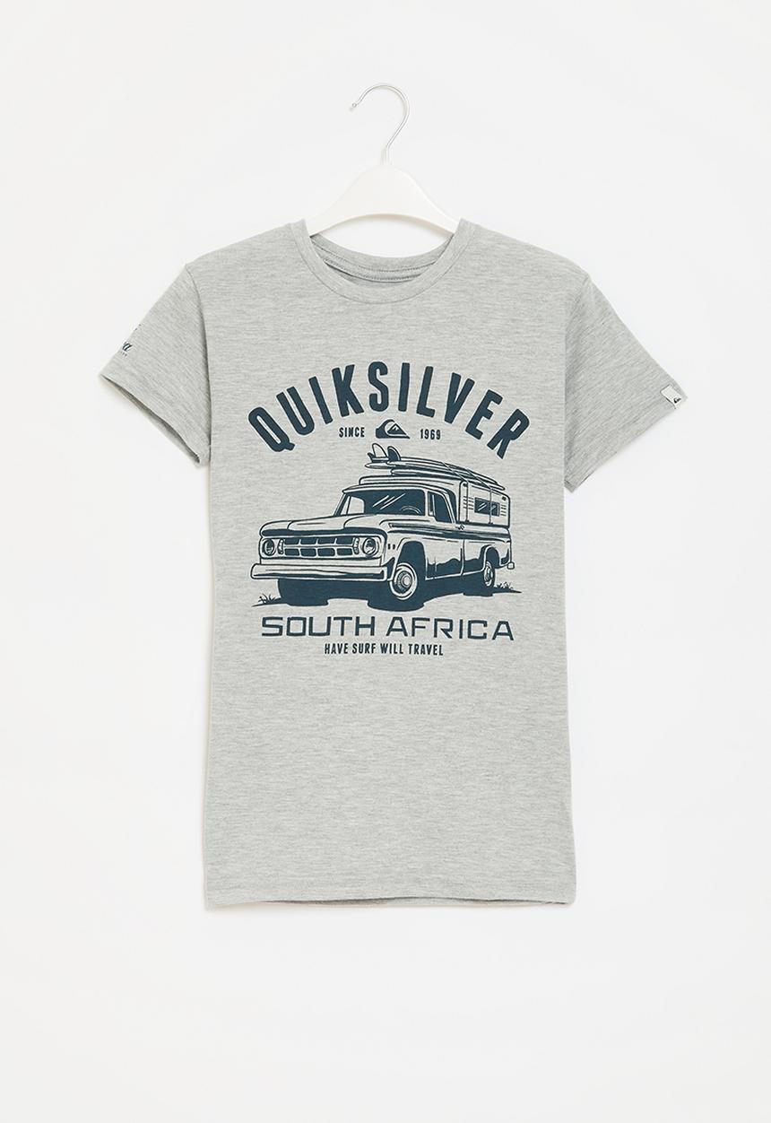 Quiksilver - Sa have surf will travel ss boy - grey heather