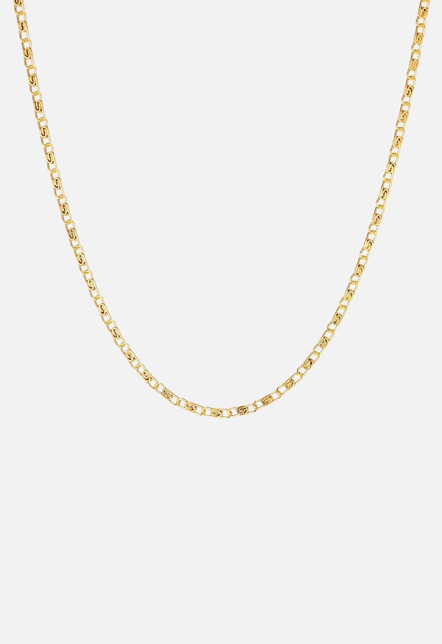 Zoe on Trend - Fine swirl chain - gold