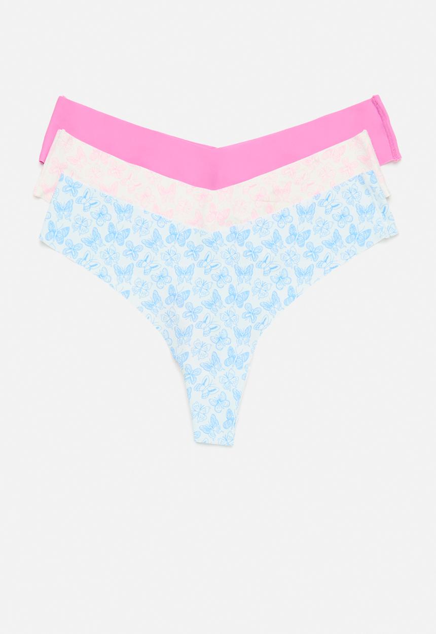 Cotton On - Invisible g string brief 3 pack - multi