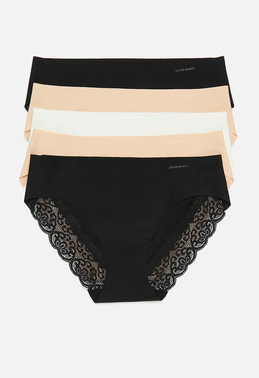 Cotton On - Party pants seamless bikini brief 5pk - multi