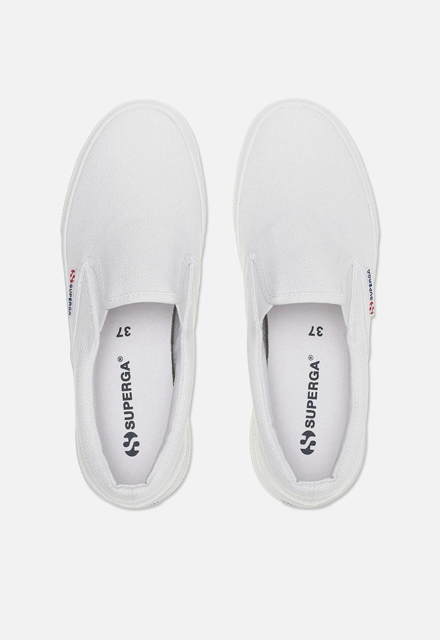 SUPERGA - 2740 platform slip on platform - 901 white