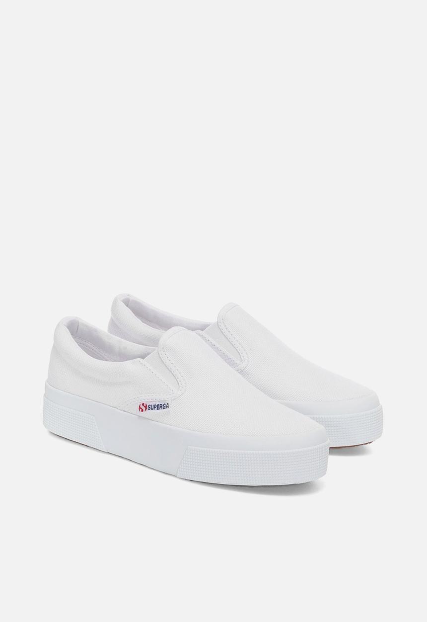 SUPERGA - 2740 platform slip on platform - 901 white