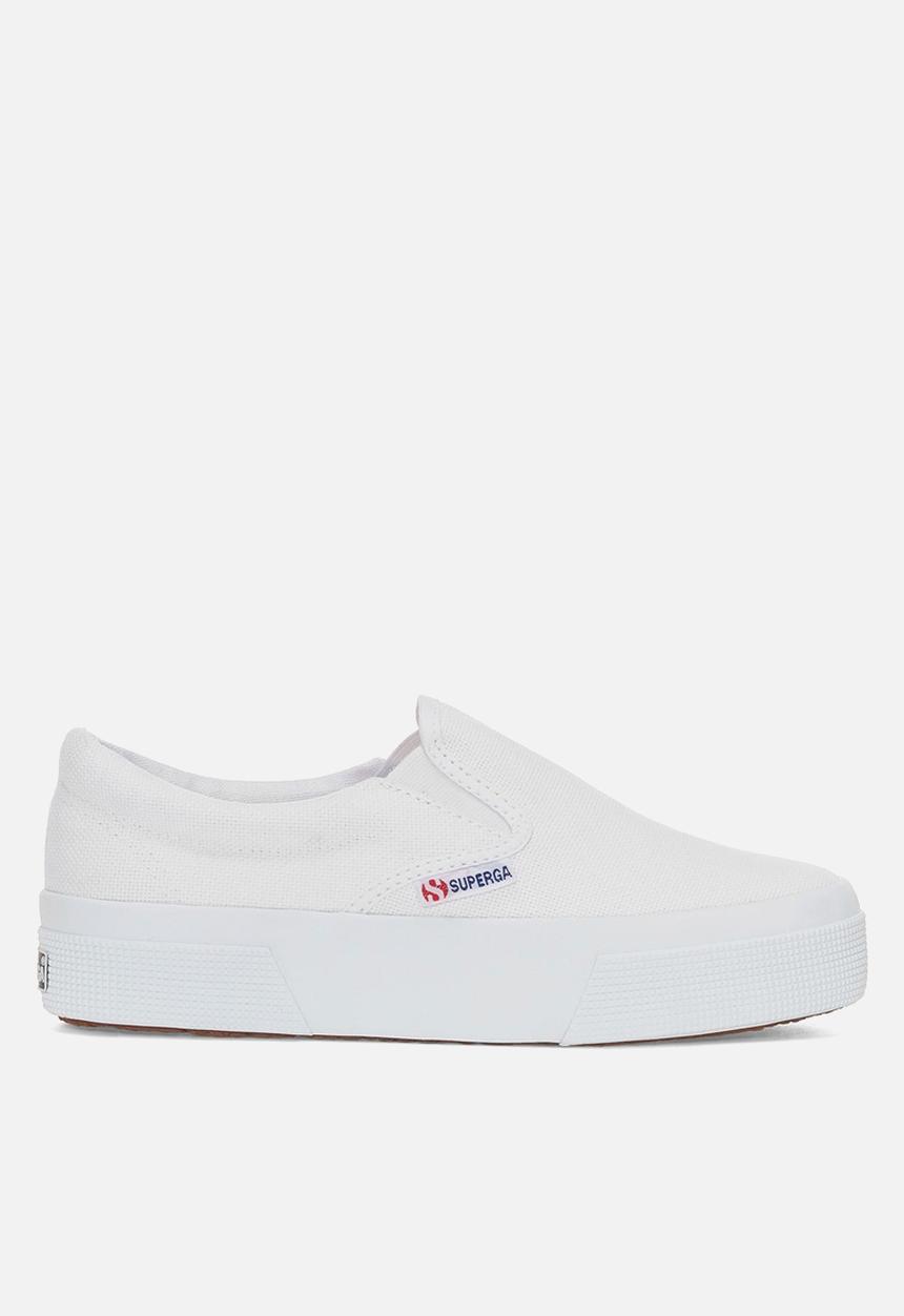 SUPERGA - 2740 platform slip on platform - 901 white