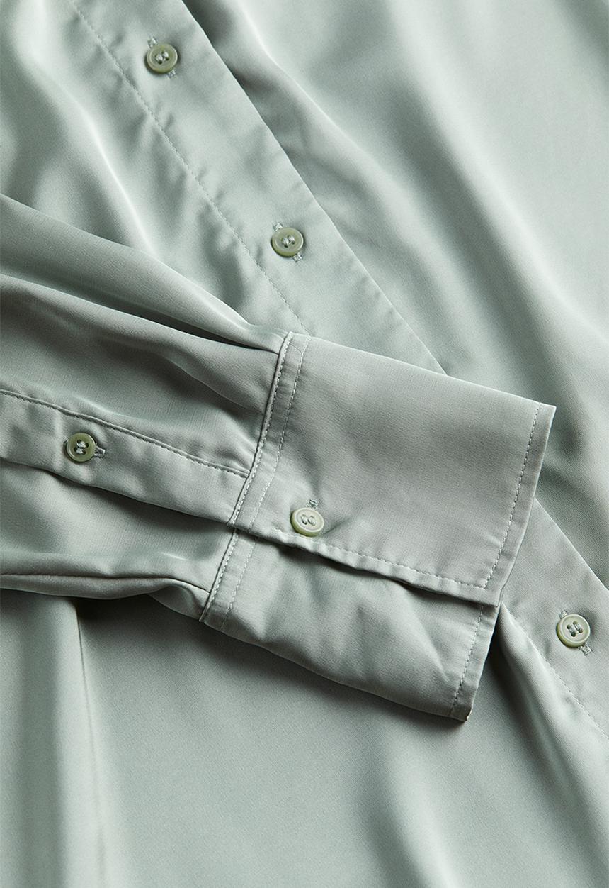 H&M - V-neck blouse - green
