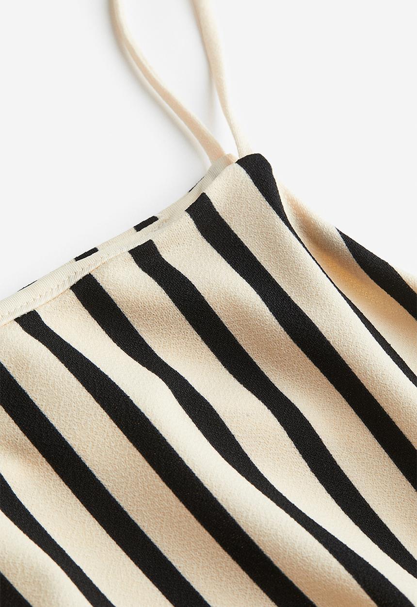 H&M - Strappy crêpe top - beige 