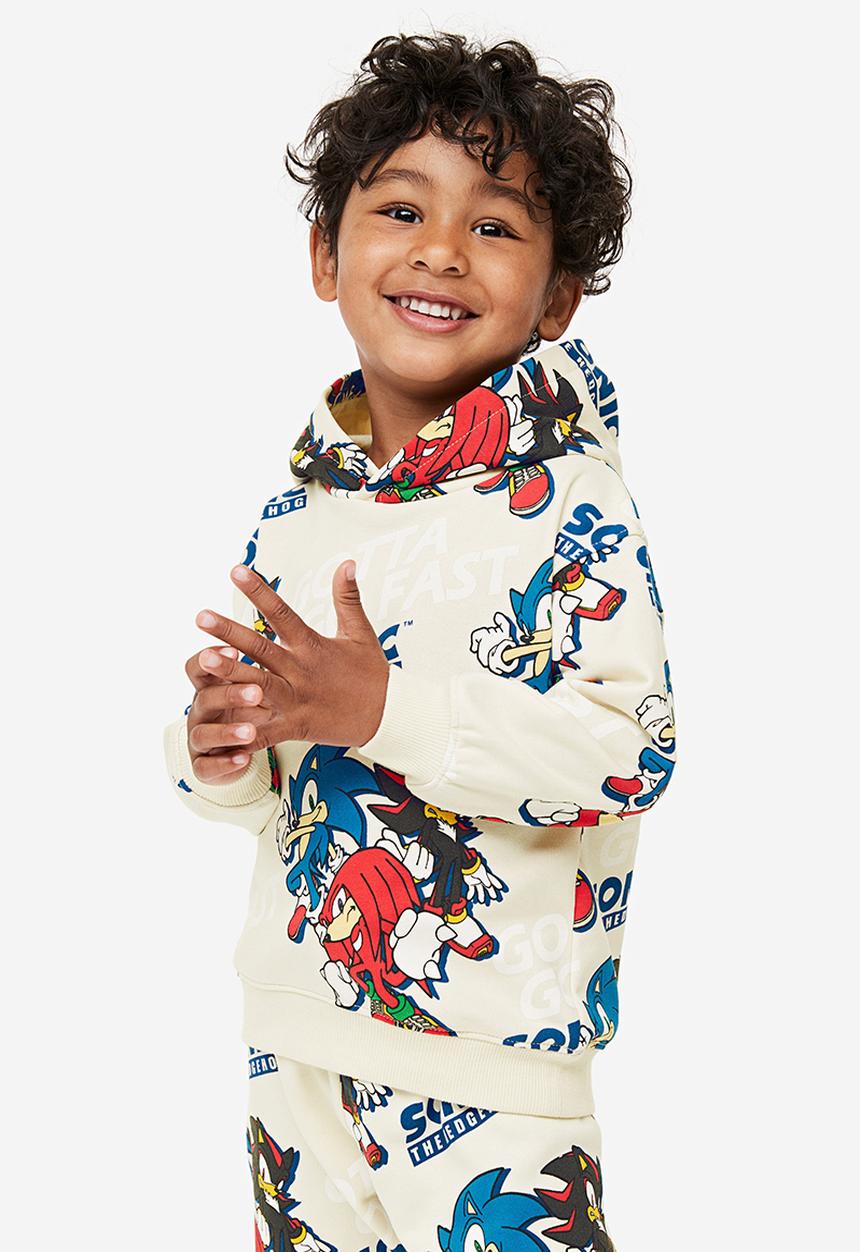 H&M - Printed hoodie - multi,white