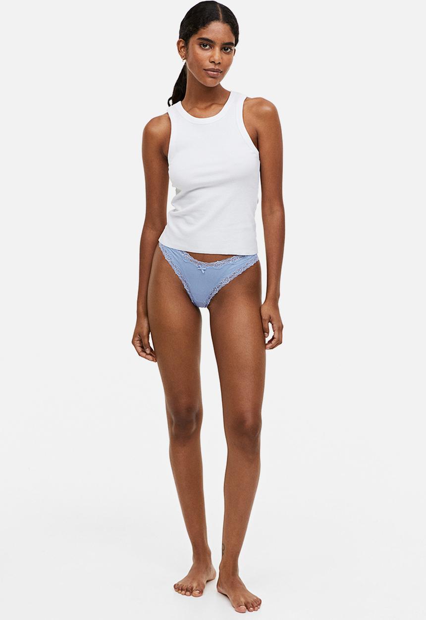 H&M - 3-Pack brazilian briefs - blue