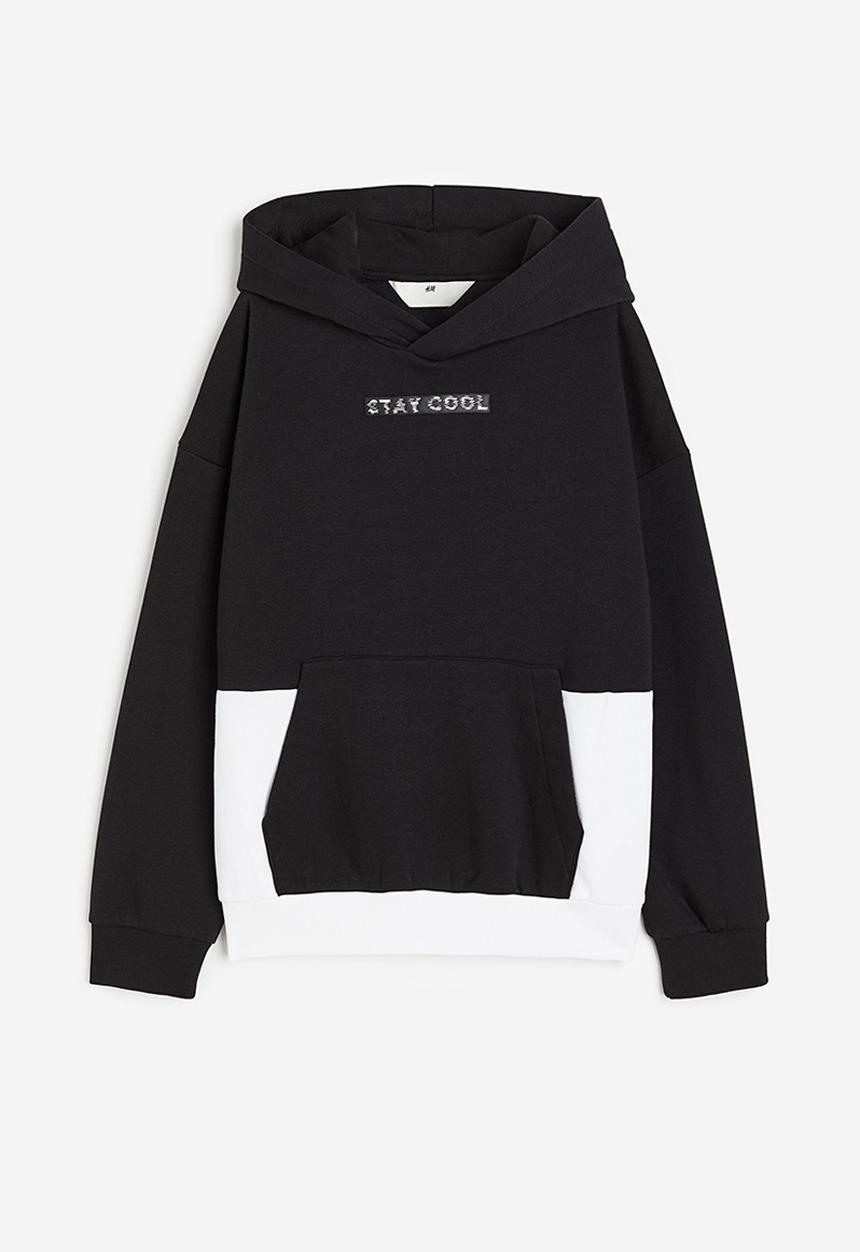 H&M - Patterned hoodie - multi black