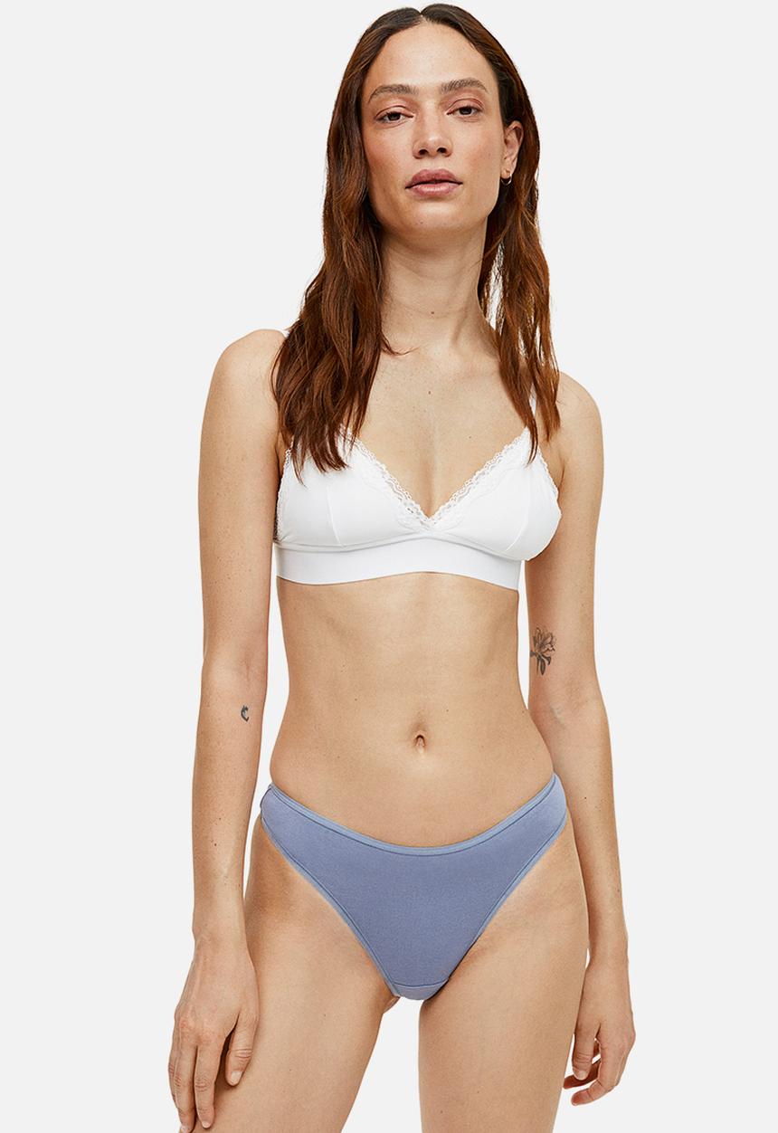 H&M - 3-Pack cotton thong briefs - multi 