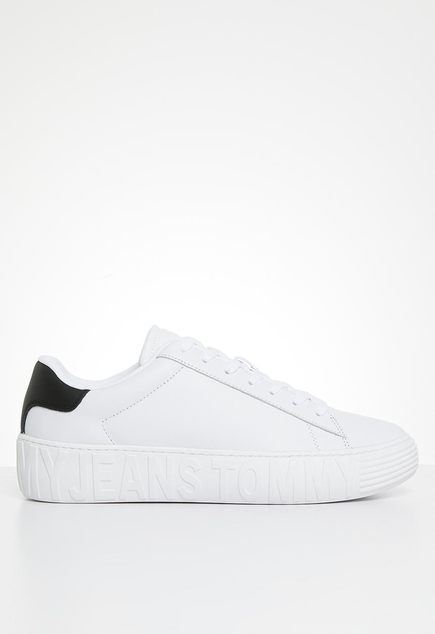 Tommy Hilfiger - Th ftw tommy jeans leather outsole - white