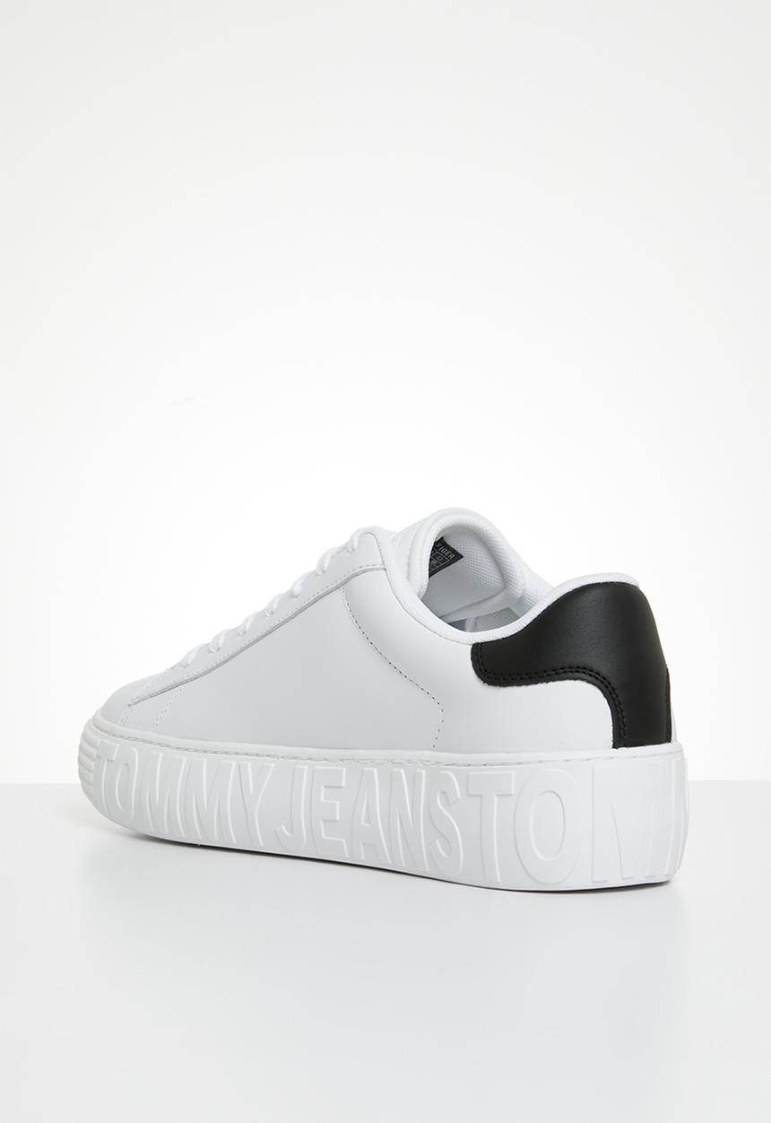 Tommy Hilfiger - Th ftw tommy jeans leather outsole - white