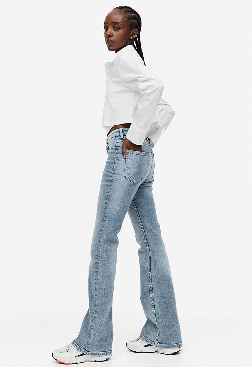 H&M - Flared high jeans - blue