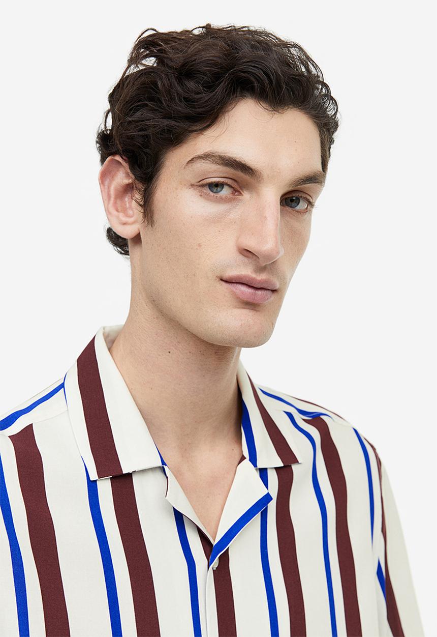 H&M - Patterned resort shirt - multi,white