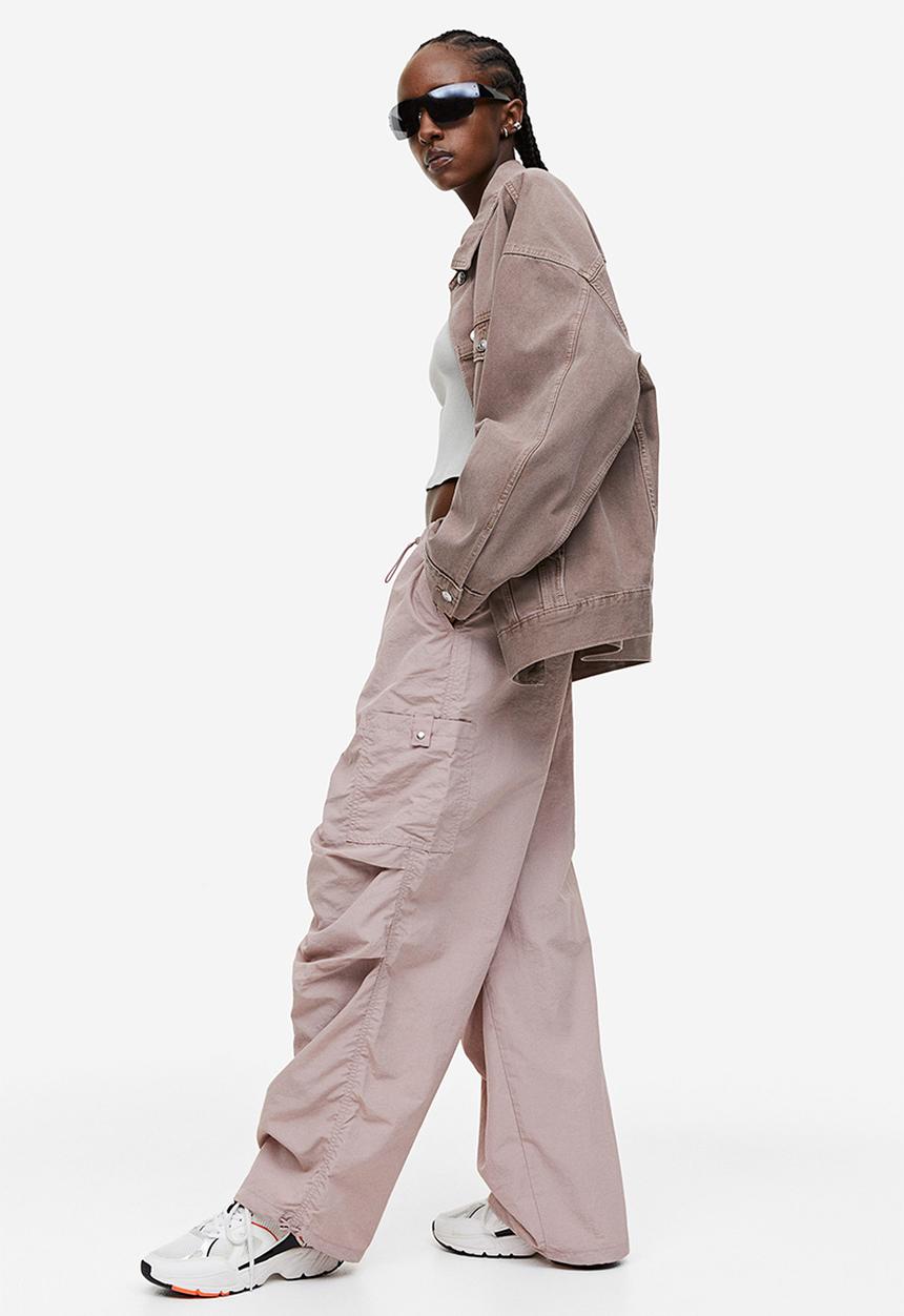 H&M - Parachute trousers - pink