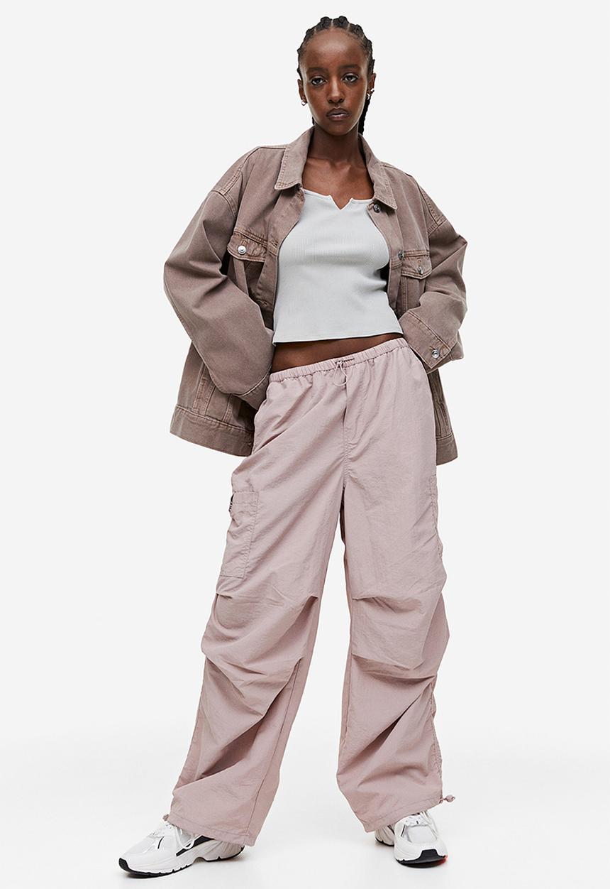 H&M - Parachute trousers - pink