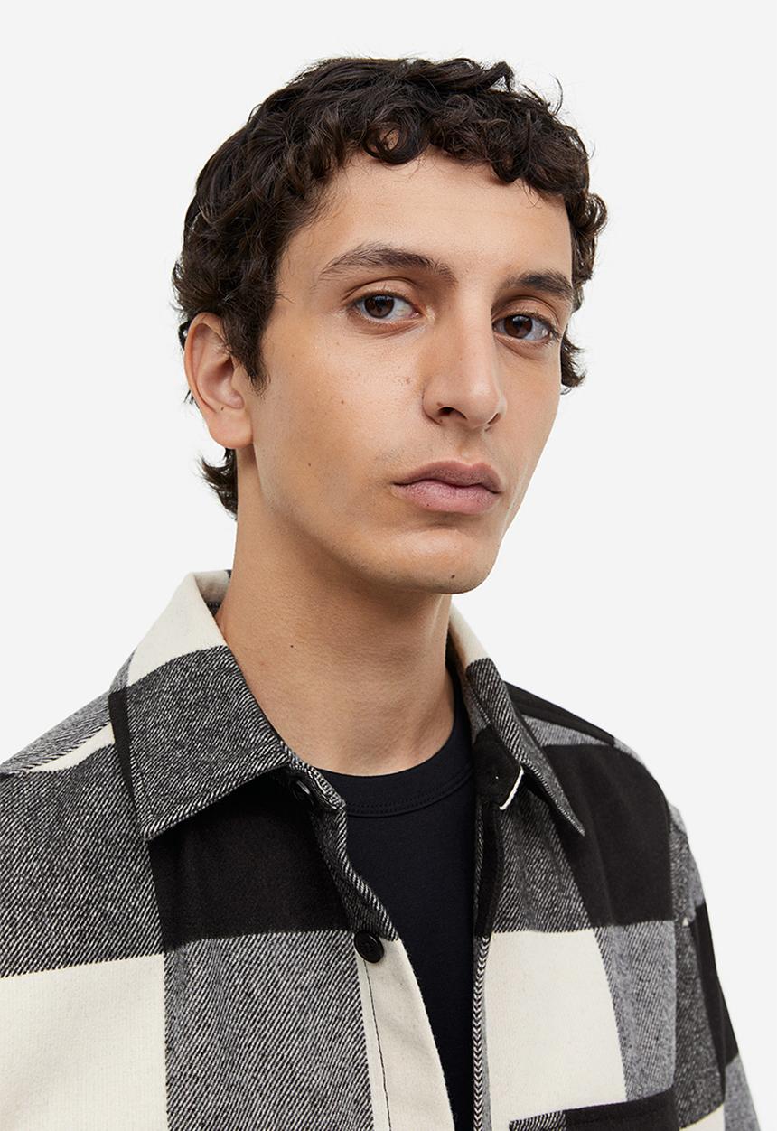 H&M - Overshirt - black, multi