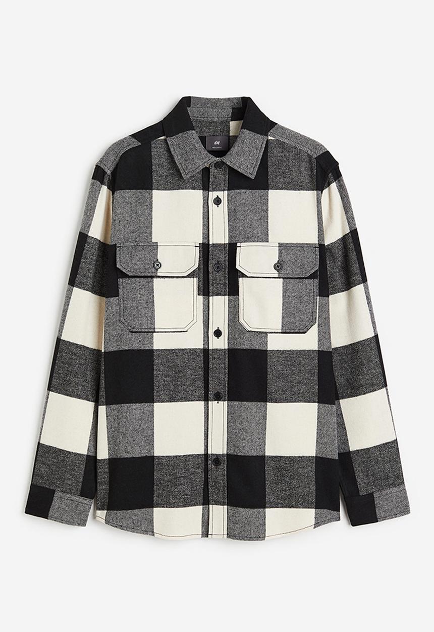 H&M - Overshirt - black, multi