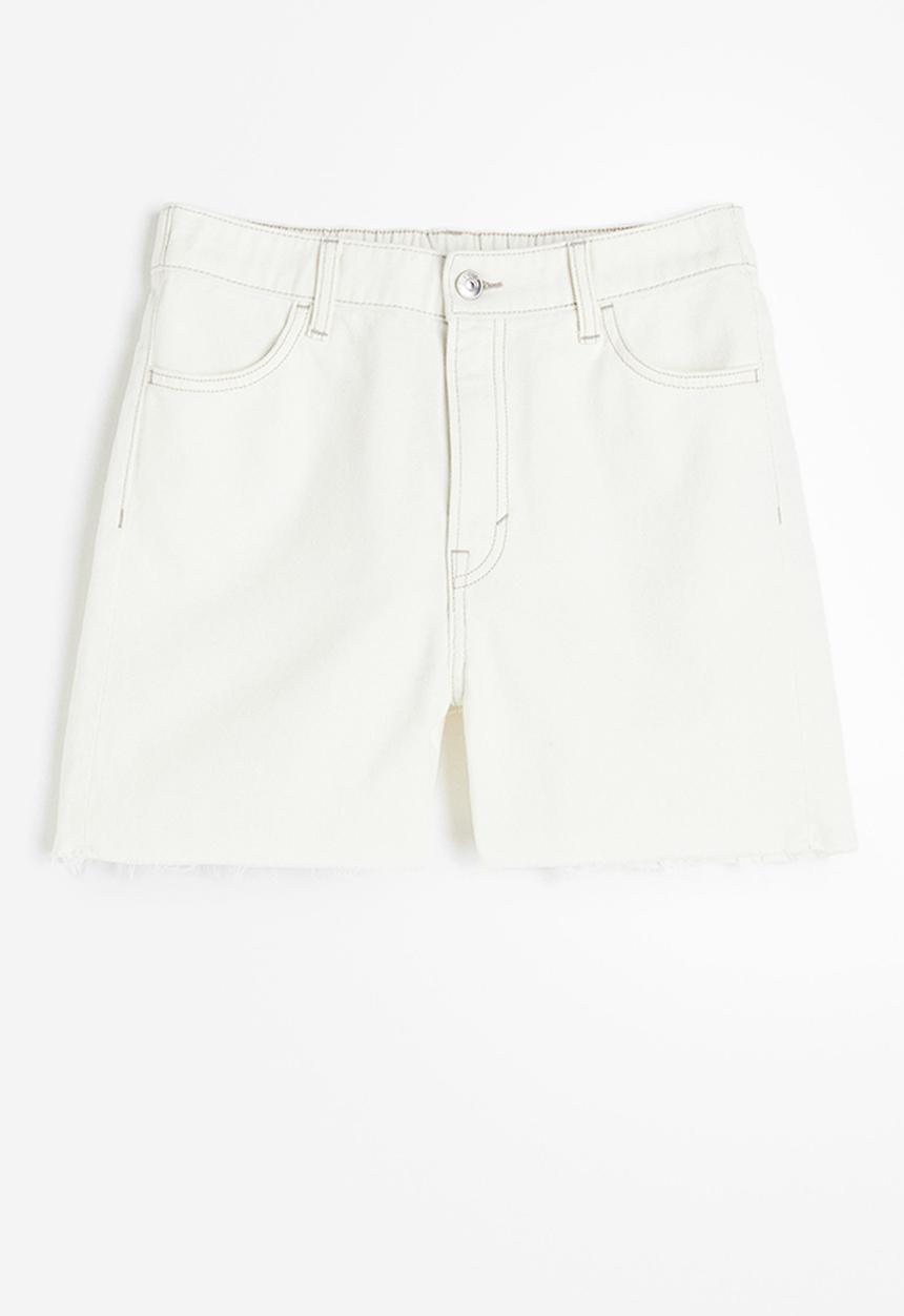H&M - Denim shorts - white