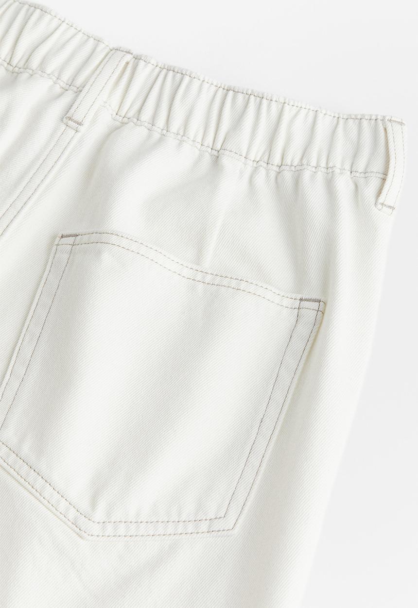 H&M - Denim shorts - white