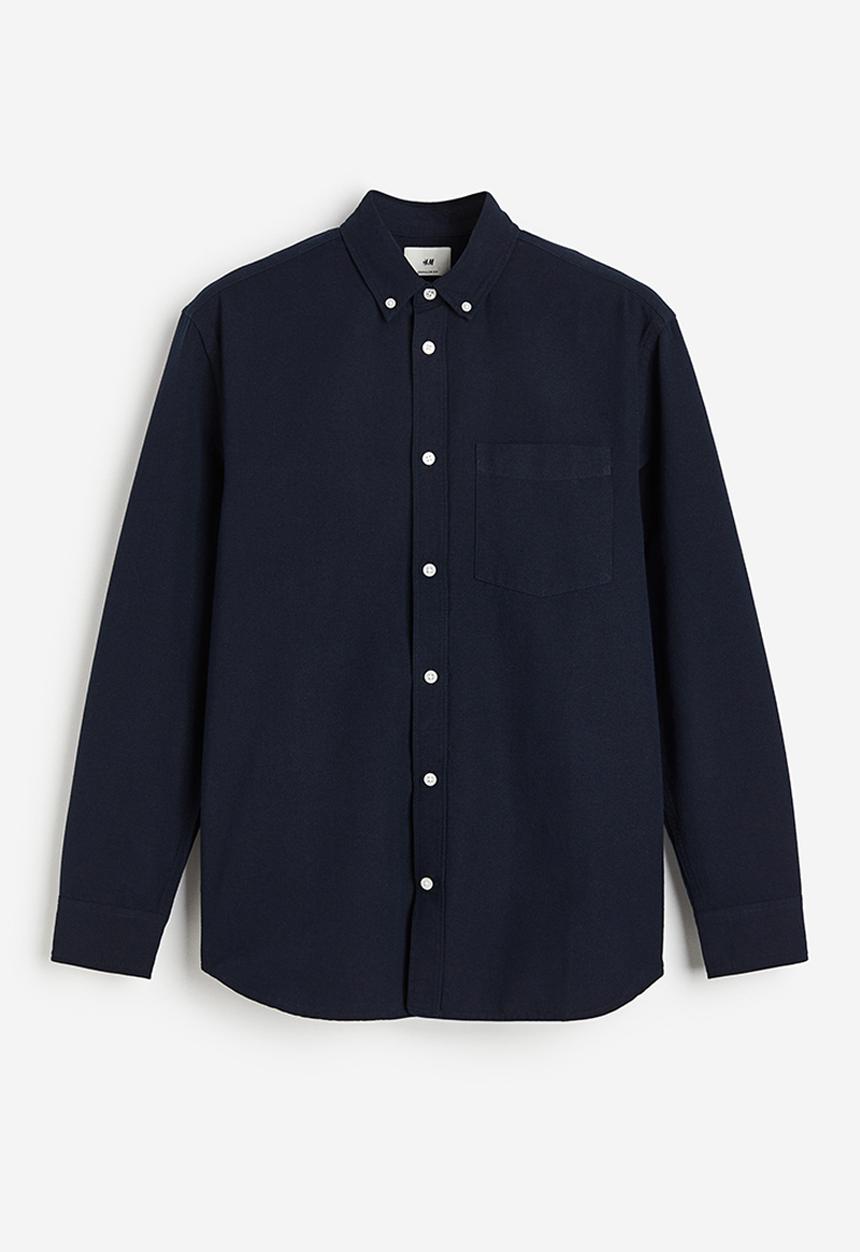 H&M - Regular fit oxford shirt - blue