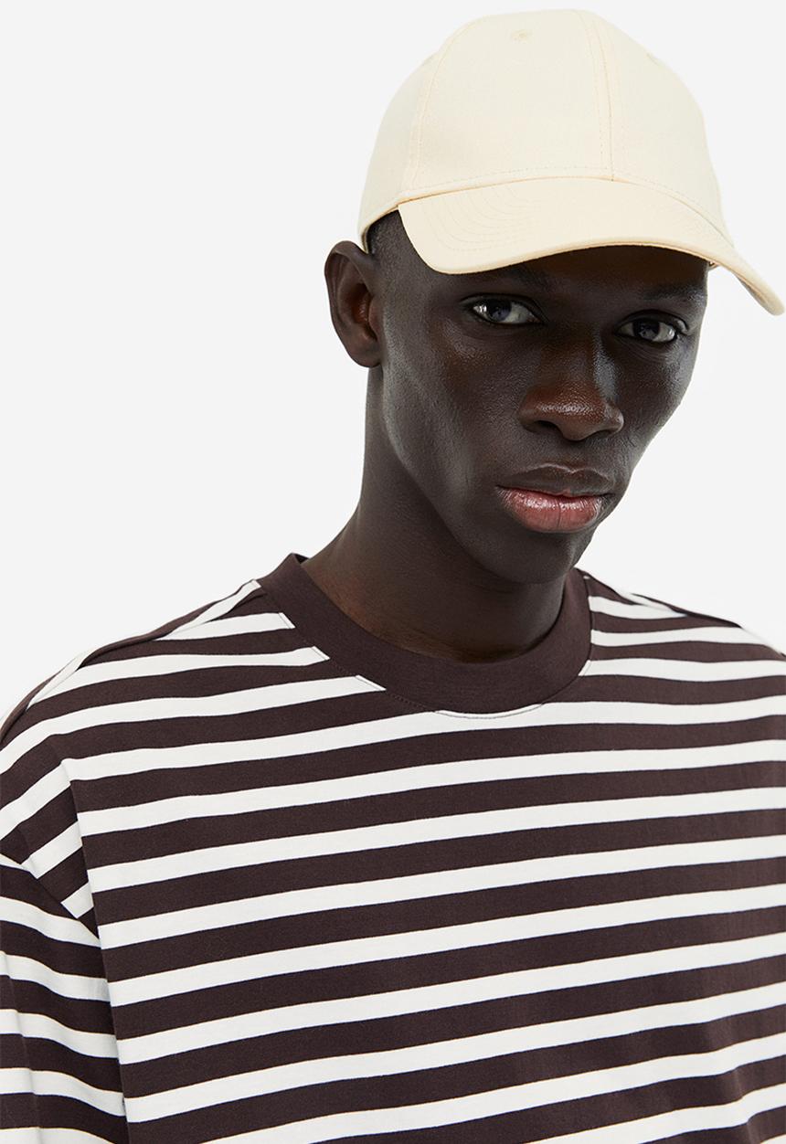 H&M - Relaxed fit cotton t-shirt - brown, multi