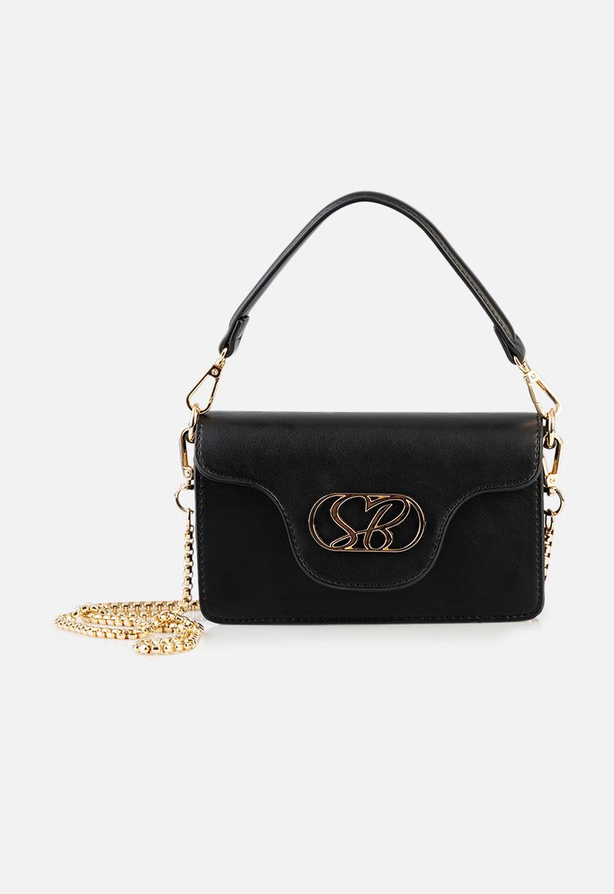 SISSY BOY - Mini tote bag with top handle - black