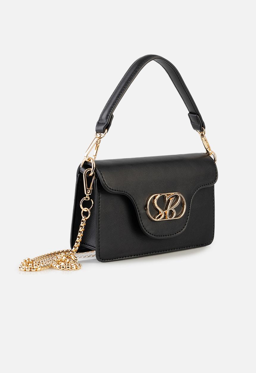 SISSY BOY - Mini tote bag with top handle - black