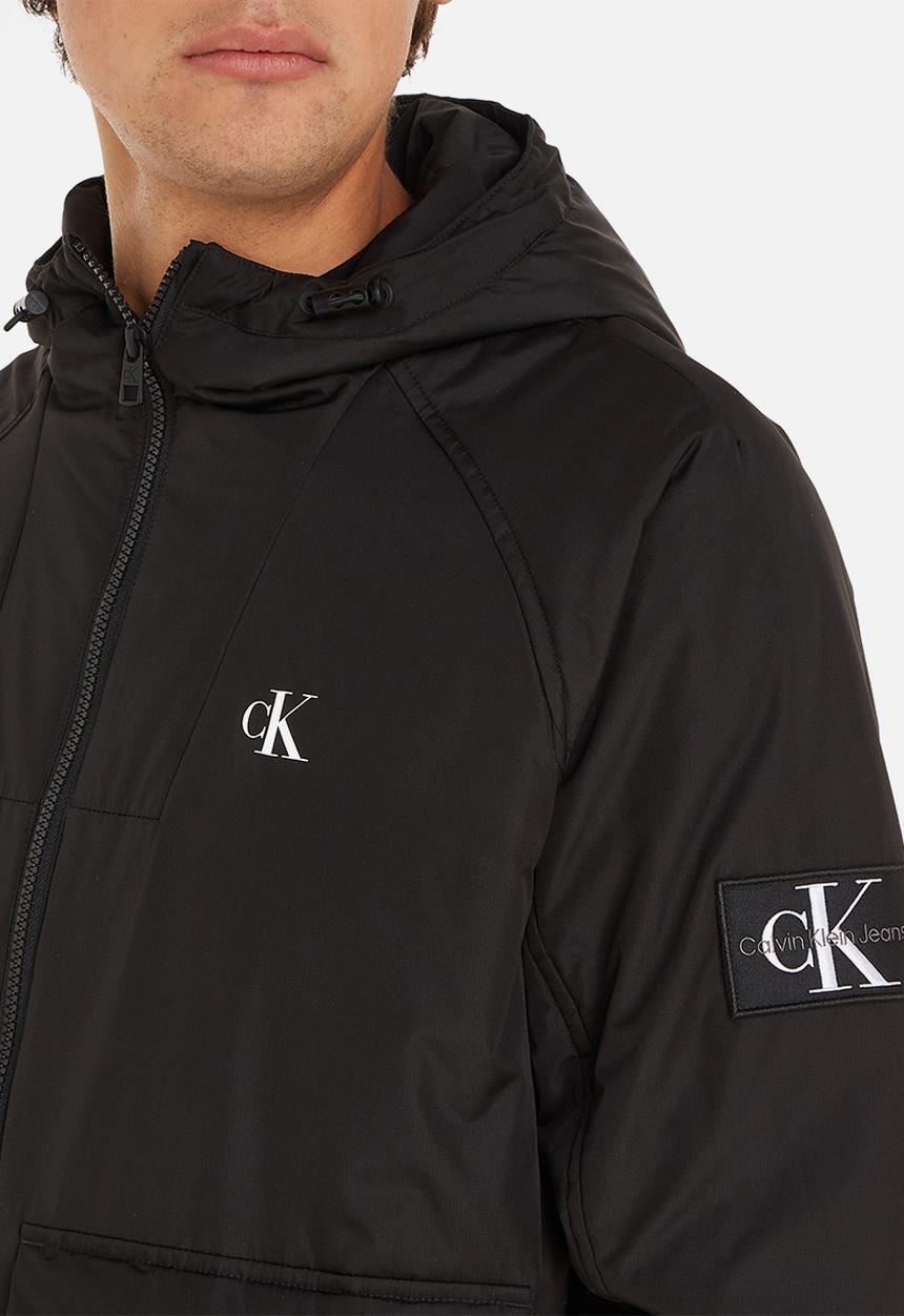 Calvin Klein - Padded hooded harrington - ck black
