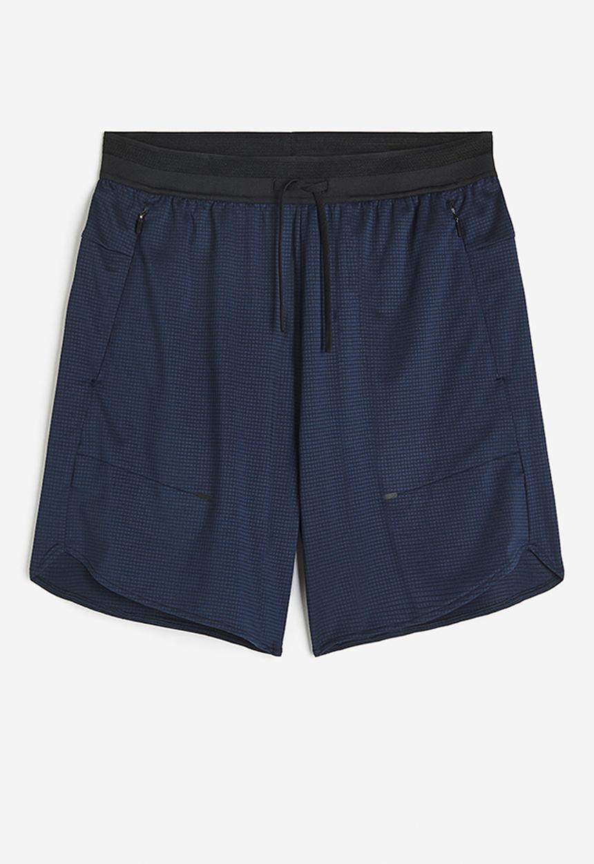 H&M - Drymove™ stretch sports shorts with zipped pockets - blue