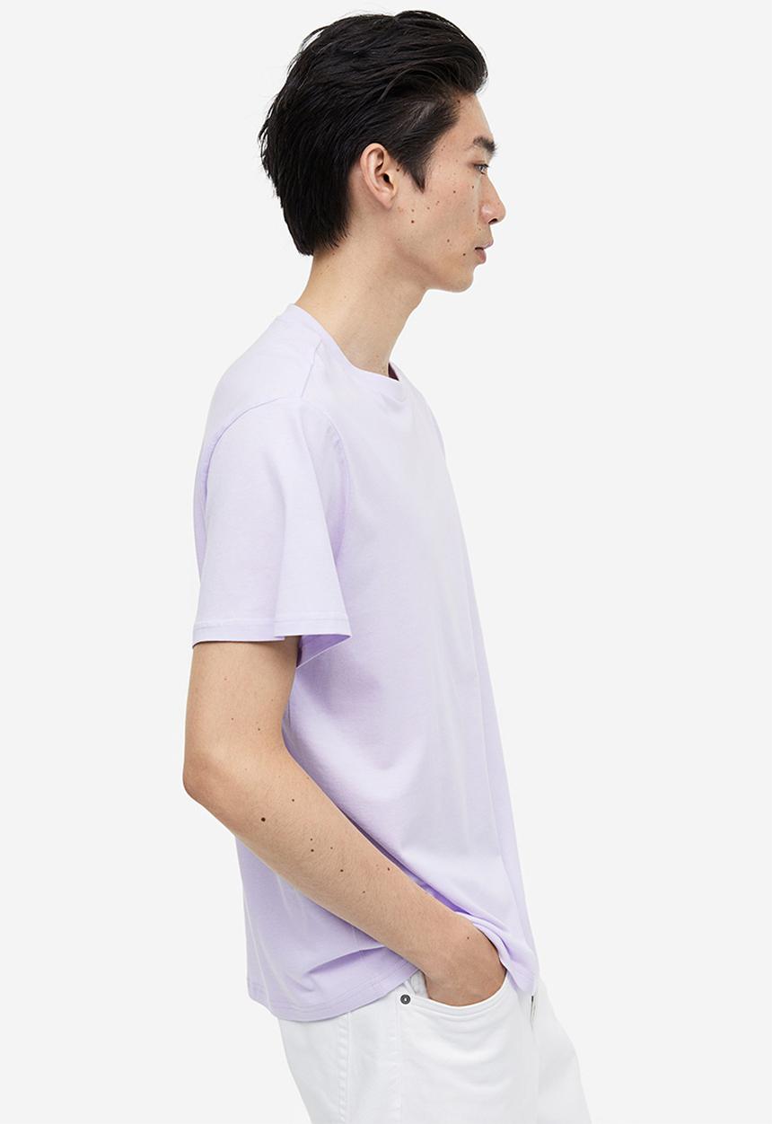 H&M - Regular fit t-shirt - purple