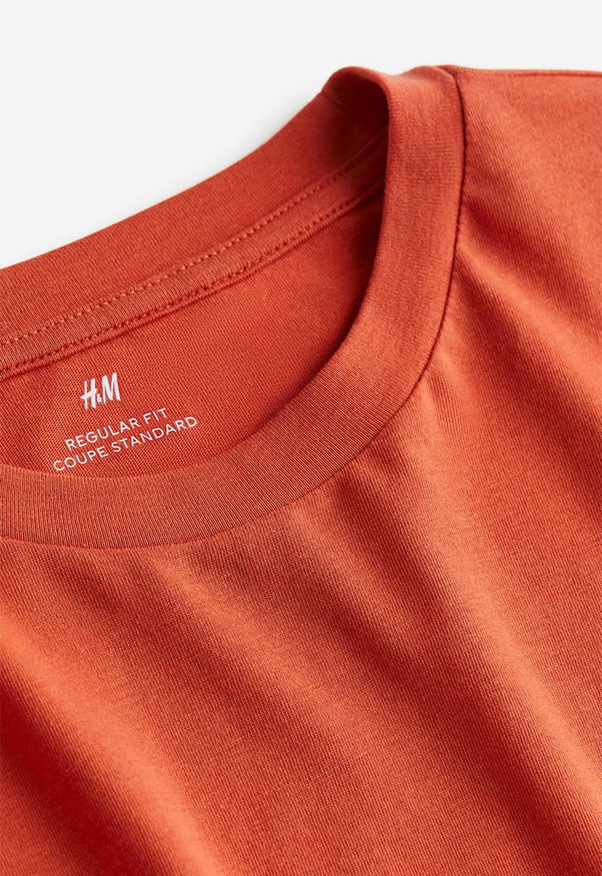 H&M - Regular fit t-shirt - orange