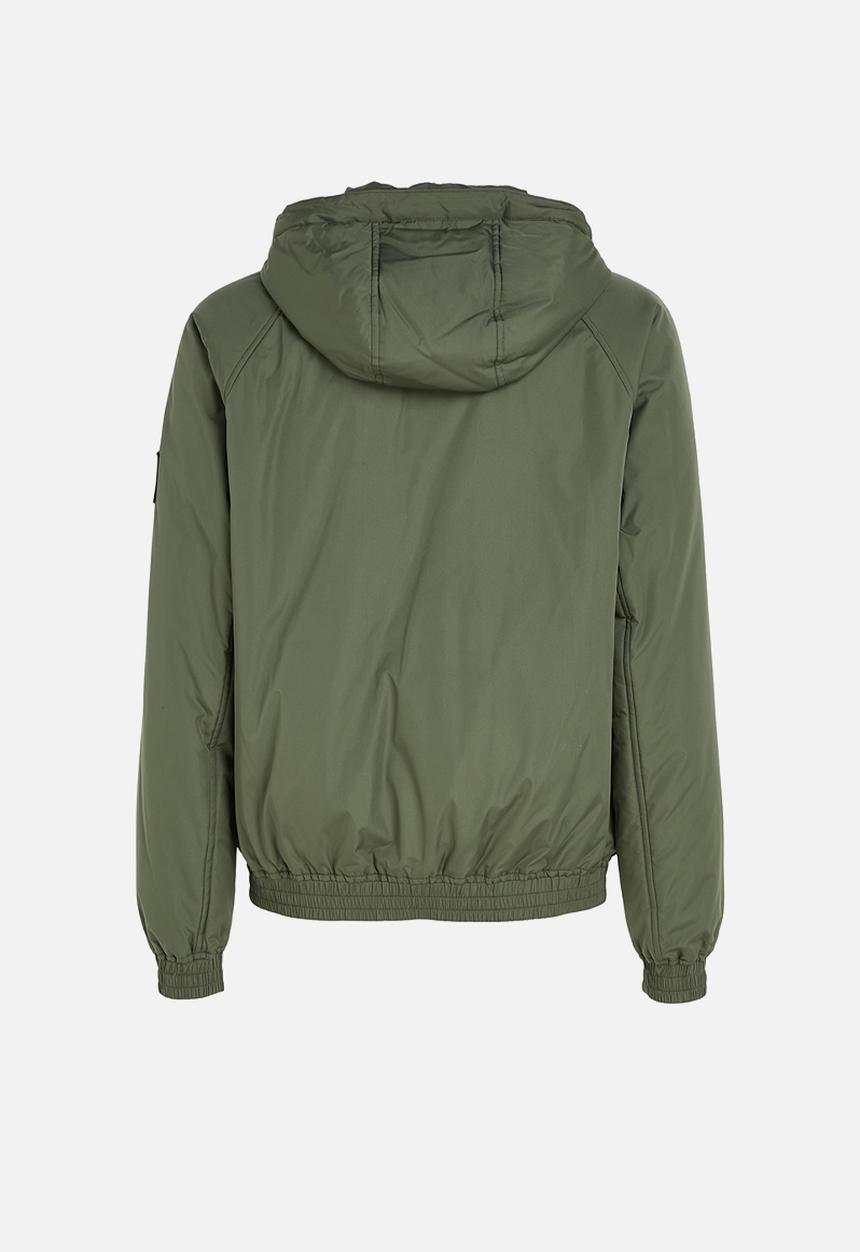 Calvin Klein - Padded hooded harrington - thyme