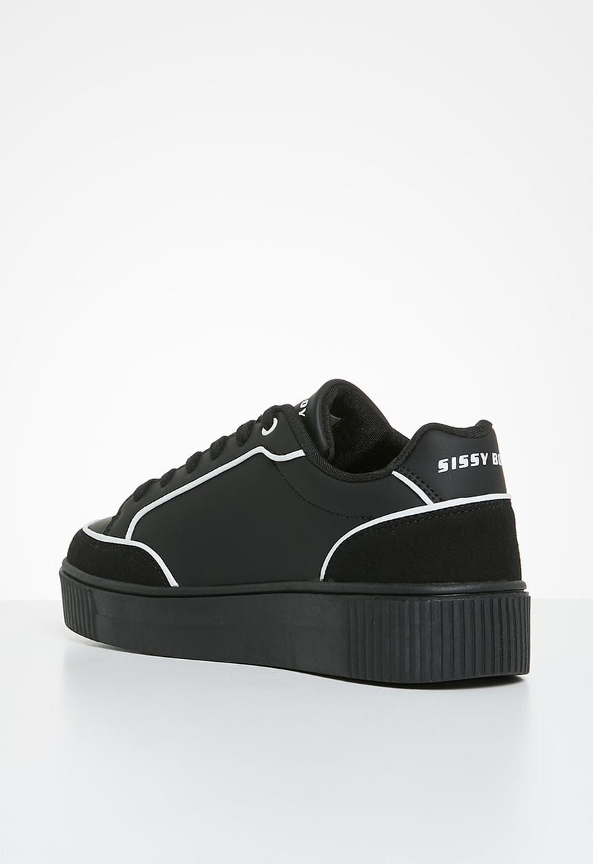SISSY BOY - SB logo sneaker - black & white