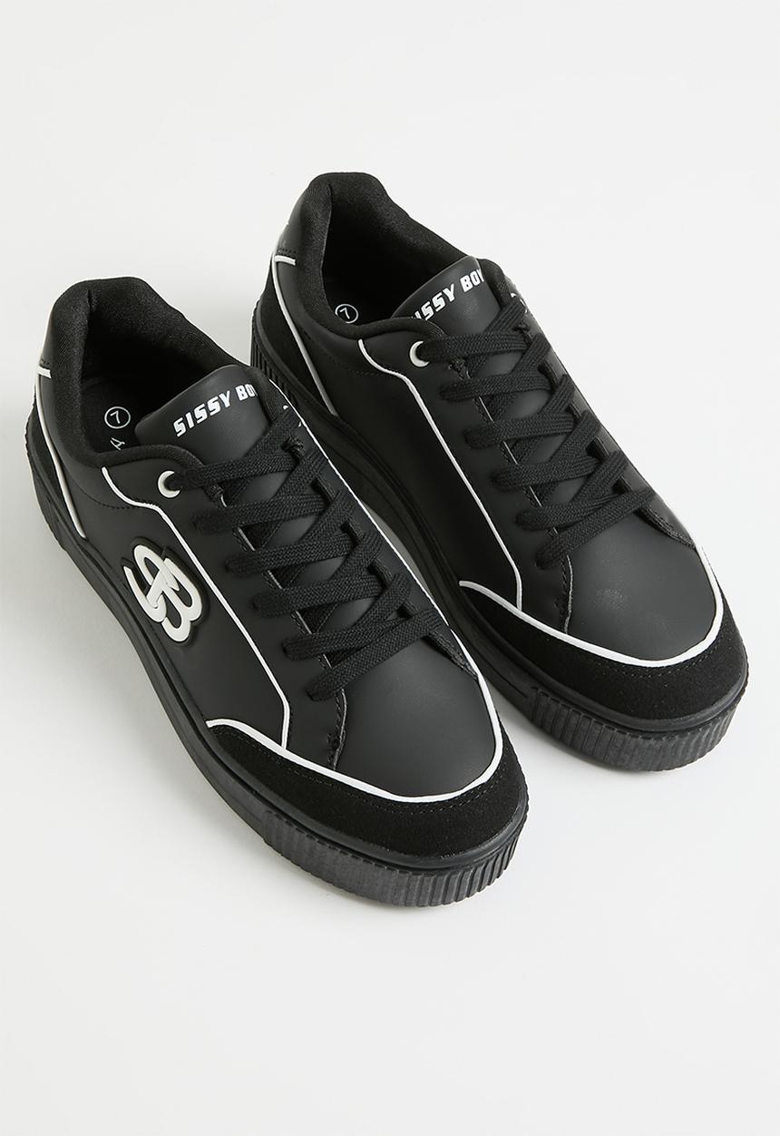SISSY BOY - SB logo sneaker - black & white