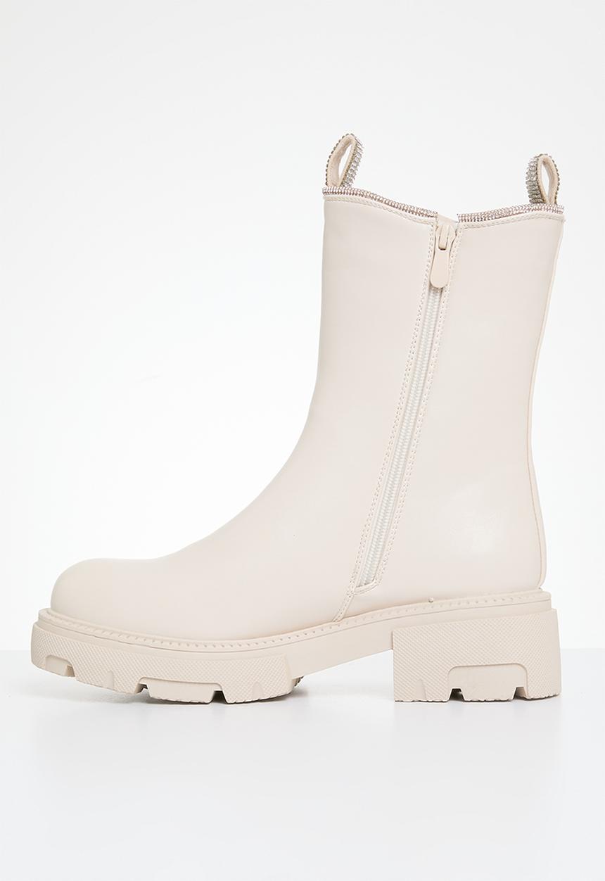SISSY BOY - Kendra chelsea boot - stone