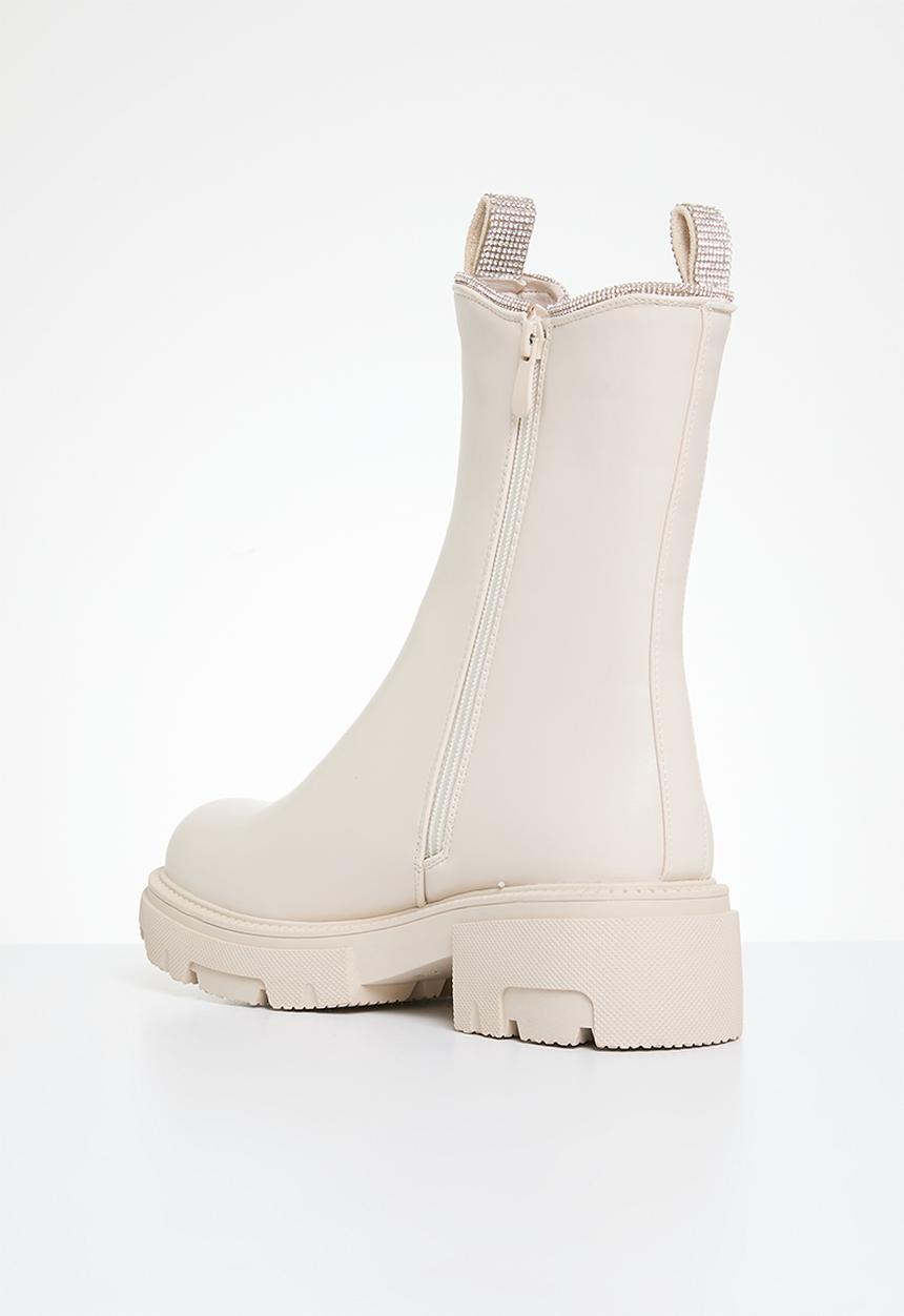 SISSY BOY - Kendra chelsea boot - stone