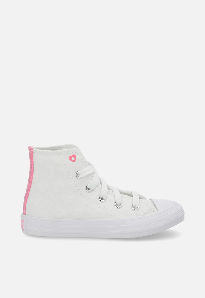 Converse - Chuck taylor all star sparkle - white/oops pink/white