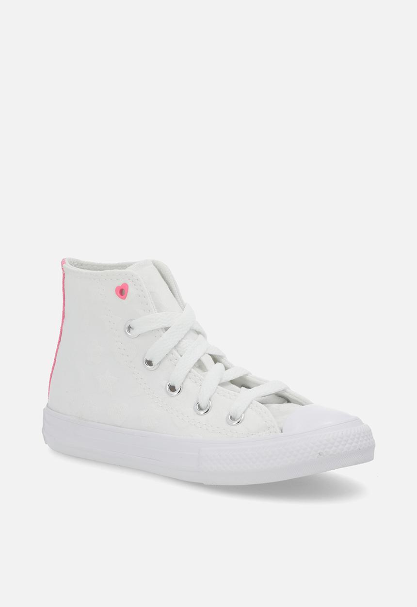 Converse - Chuck taylor all star sparkle - white/oops pink/white