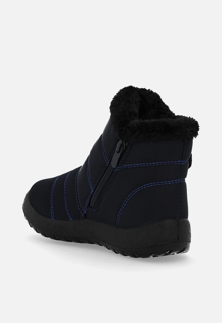 Pierre Cardin - Casey Quilted Boot - Navy/Blue