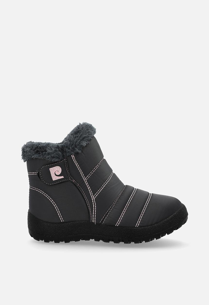 Pierre Cardin - Casey Quilted Boot - Grey & Pink