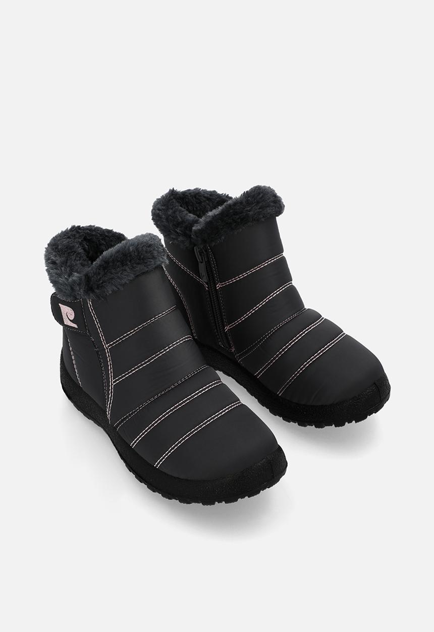 Pierre Cardin - Casey Quilted Boot - Grey & Pink