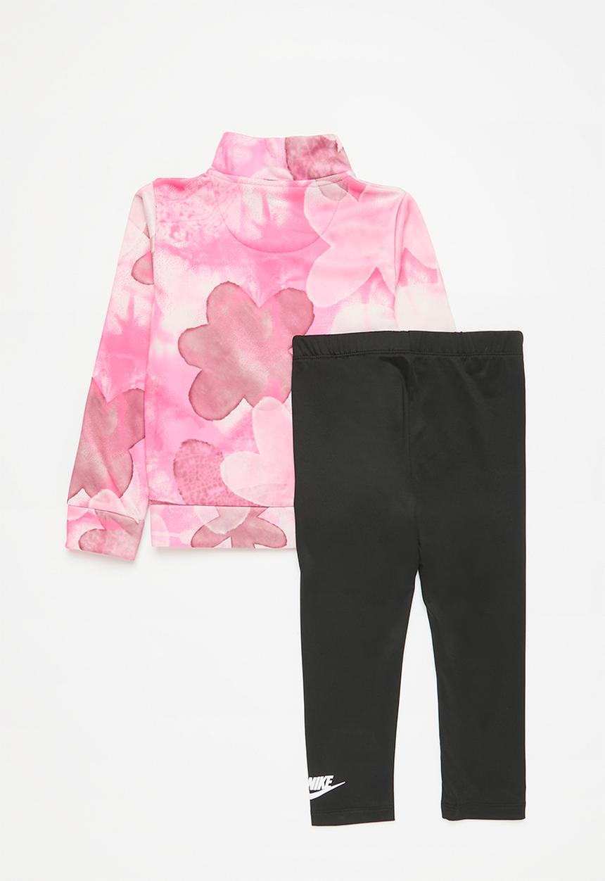 Nike - Nike sci-dye full-zip jacket and leggings set - black