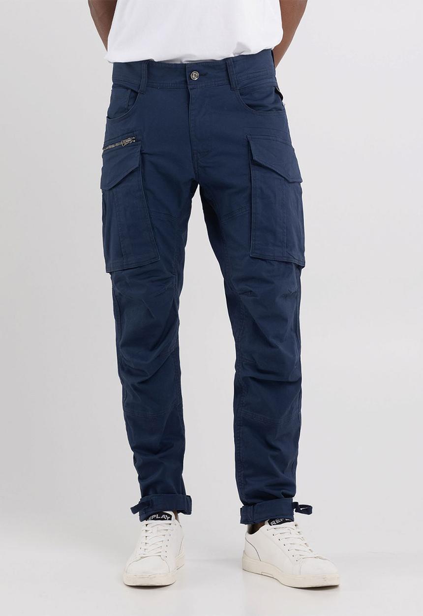 Replay - Joe cargo trousers - mariner navy