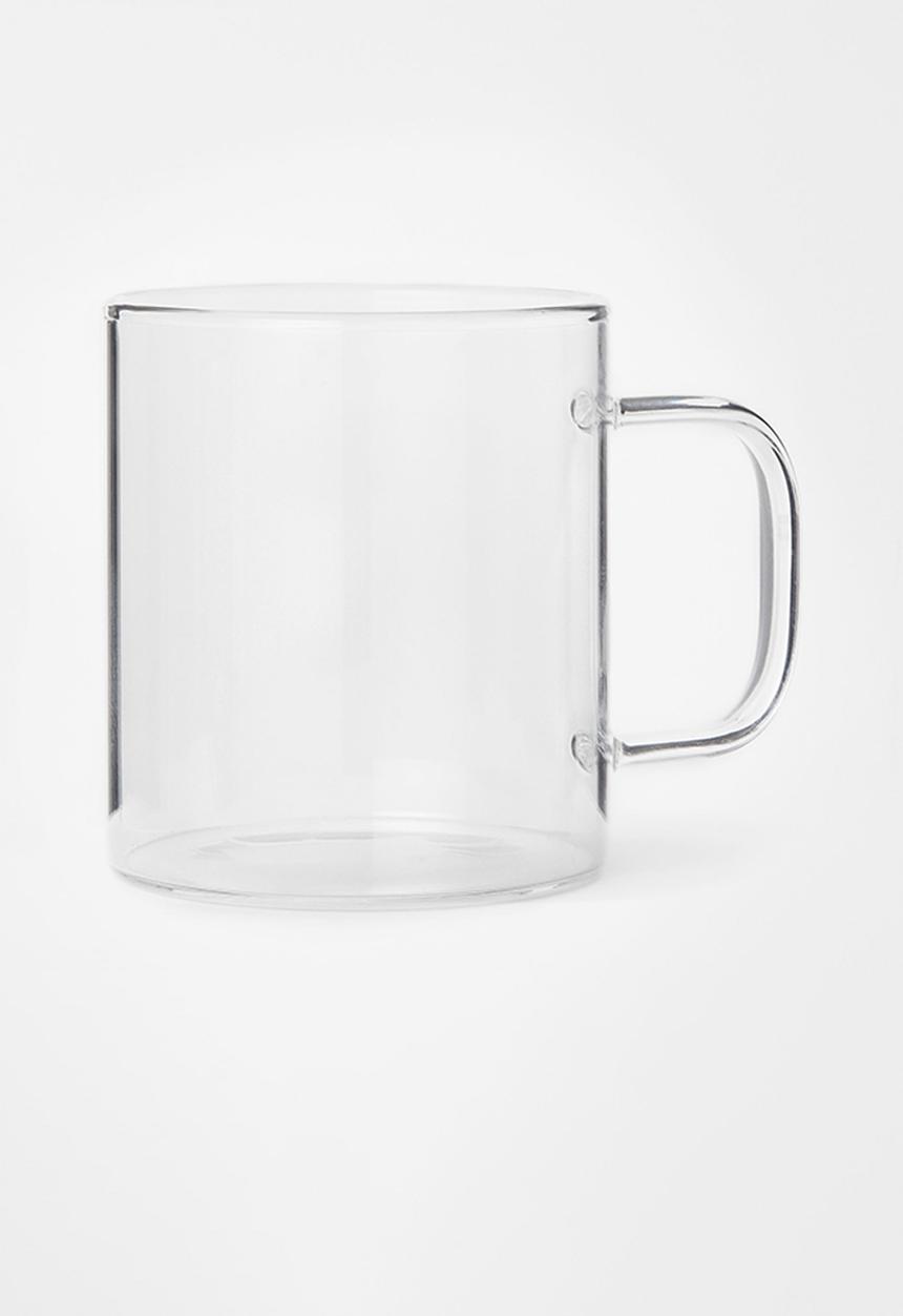 H&M - Glass mug - transparent