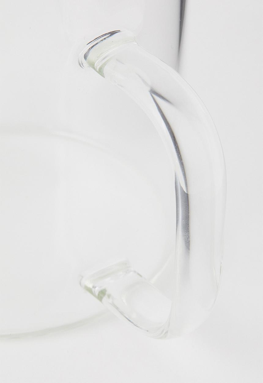 H&M - Glass mug - transparent