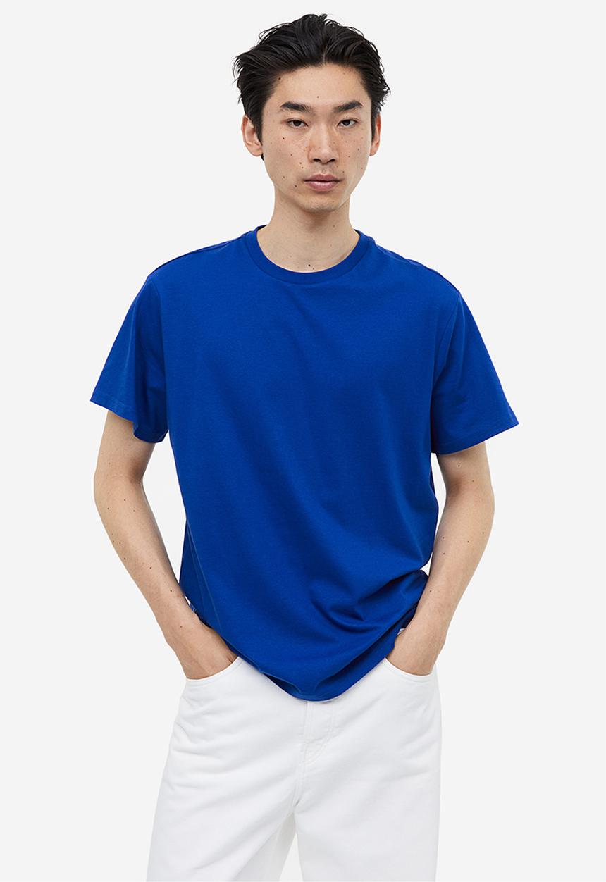 H&M - Regular fit T-shirt - blue